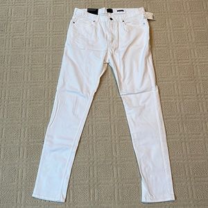H&M skinny fit white jeans